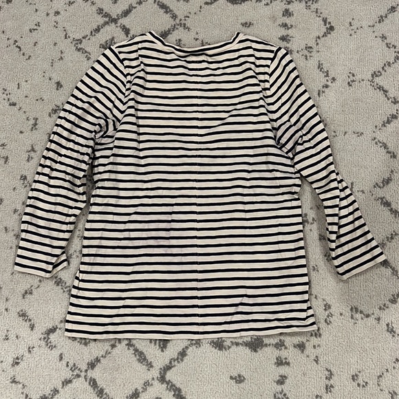 J. Crew - Shirt (Off White and Navy) - Picture 5 of 6